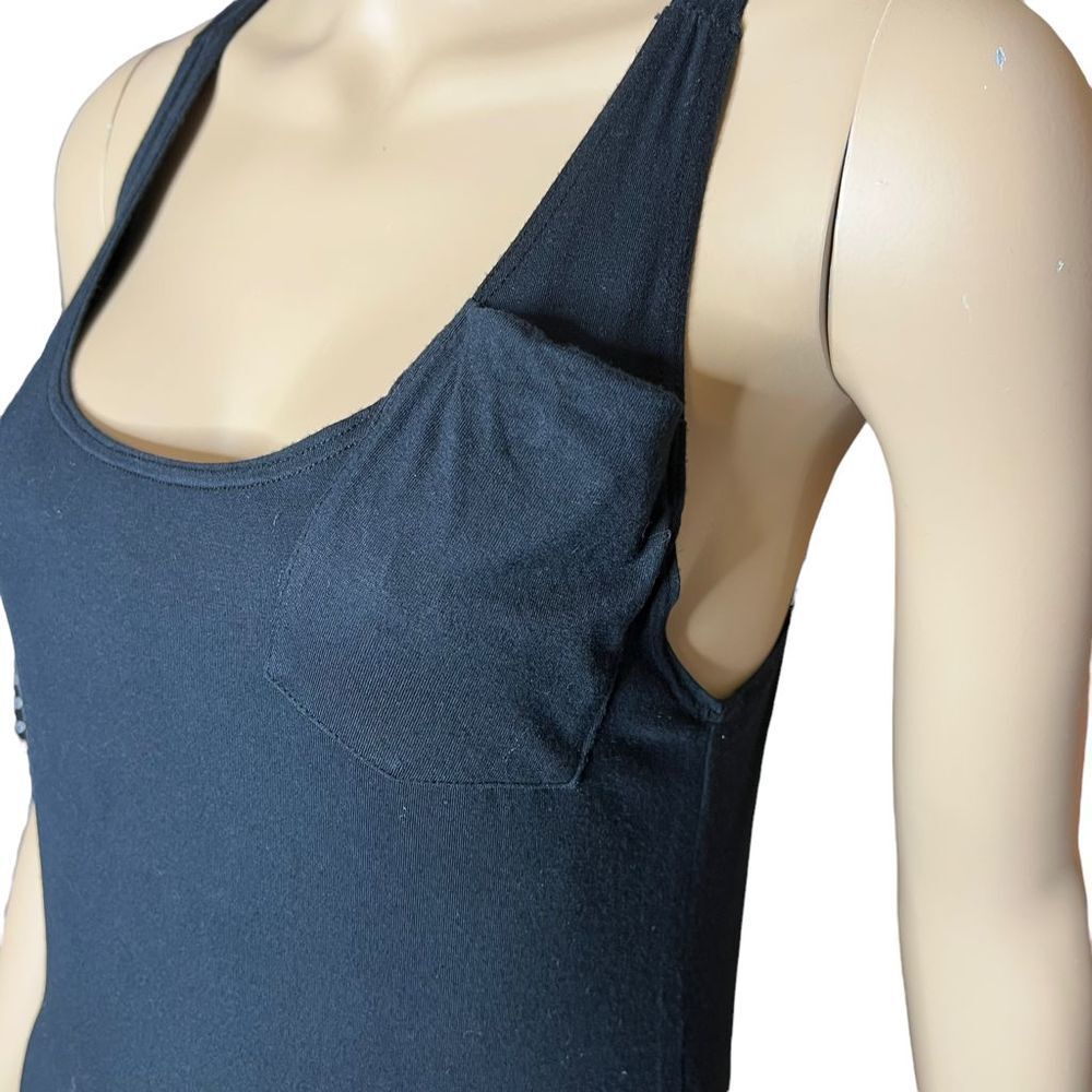 Kova & T Jessie Dress Black Maxi Tank Bodycon Racerback Stretch Size S (34) - Picture 6 of 12